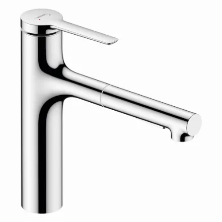 Змішувач для кухні Hansgrohe Zesis M33 Sbox lite 160, 2jet, з витяжним зливом (74804000)